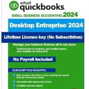 Quickbooks Desktop Enterprise 2024 | 5 User